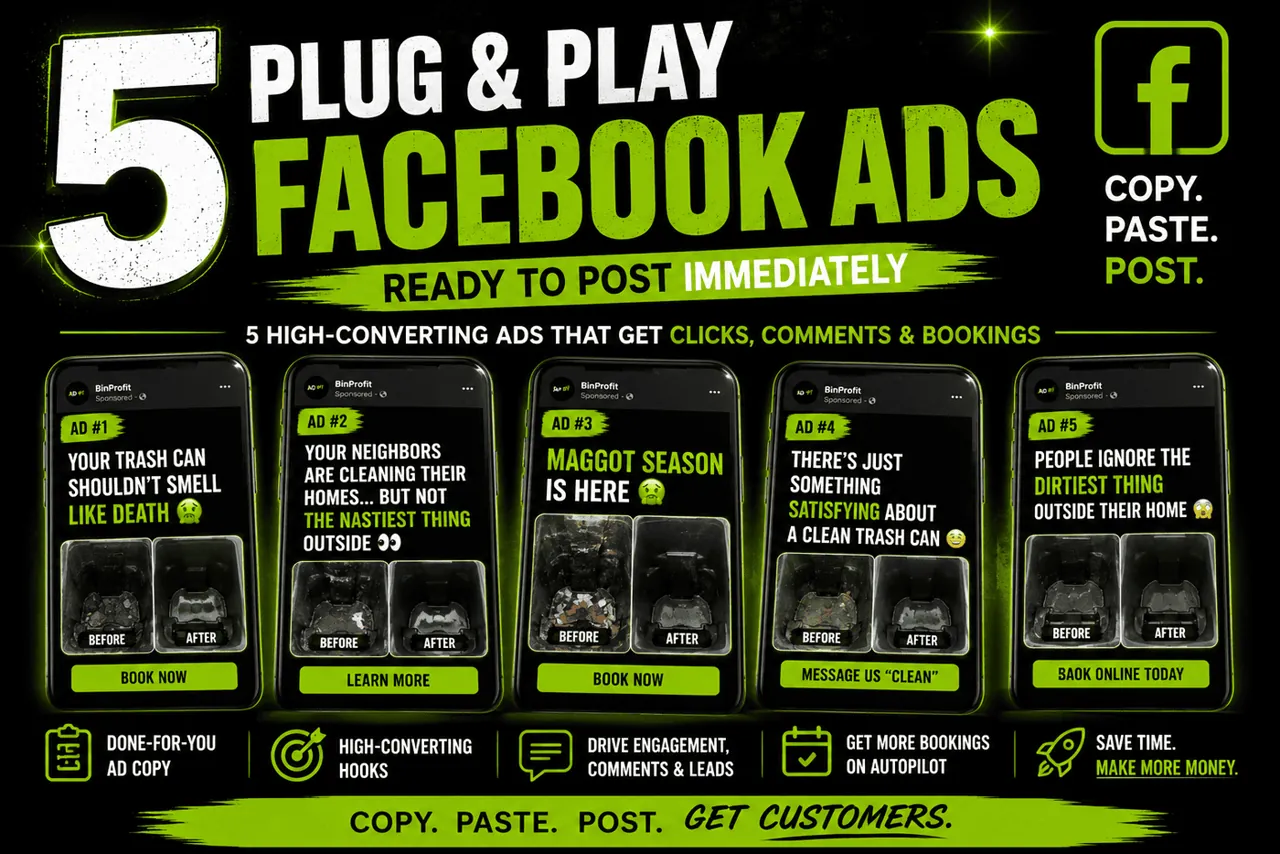 5 Plug & Play Facebook Ads